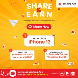 Senheng App Share & Earn Campaign (1 September 2022 - 30 September 2022)