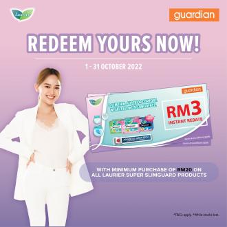 Guardian Laurier Products FREE Voucher Promotion (1 October 2022 - 31 October 2022)