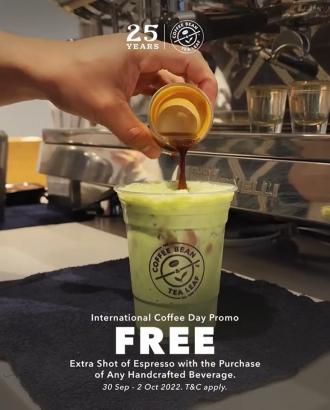 Coffee Bean International Coffee Day Promotion (29 September 2022 - 2 October 2022)