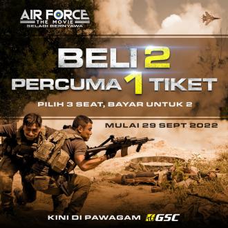 GSC Air Force Buy 2 FREE 1 Ticket Promotion