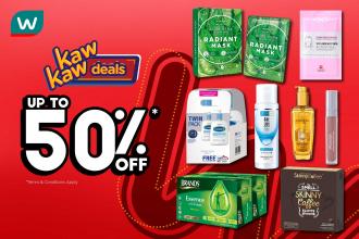 Watsons Kaw Kaw Deals Sale Up To 50% OFF (29 September 2022 - 3 October 2022)