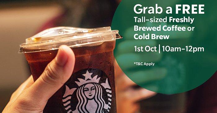 Starbucks International Coffee Day FREE Coffee Promotion (1 Oct 2022)