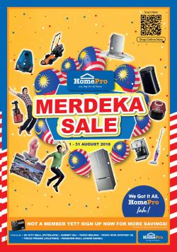 HomePro Malaysia Promotion Catalogue (1 August 2018 - 31 August 2018)