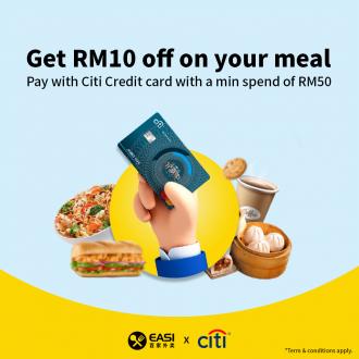 EASI Citibank Credit Card RM10 OFF Promotion (valid until 30 October 2022)