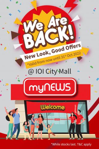 myNEWS IOI City Mall ReOpening Promotion (04 Oct 2022 - 31 Oct 2022)
