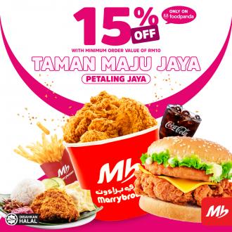 Marrybrown Taman Maju Jaya Petaling Jaya FoodPanda Opening Promotion