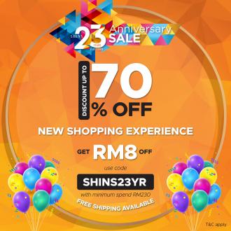 Shins 23rd Anniversary Sale Up To 70% OFF