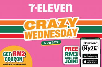 7 Eleven Crazy Wednesday Promotion (5 October 2022)