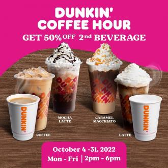 Dunkin' Coffee Hour Promotion (4 October 2022 - 31 October 2022)