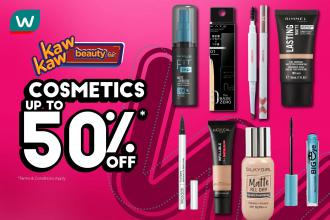 Watsons Cosmetics Promotion Up To 50% OFF (6 October 2022 - 10 October 2022)