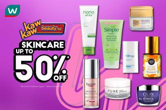 Watsons Skincare Promotion Up To 50% OFF (6 October 2022 - 10 October 2022)