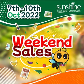 Sunshine Weekend Promotion (7 October 2022 - 10 October 2022)