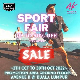 Original Classic Sports Fair Up To 90% OFF at Avenue K (3 October 2022 - 30 October 2022)