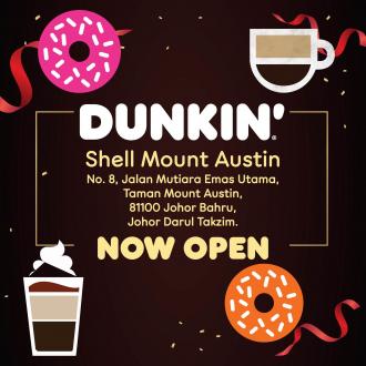 Dunkin' Shell Taman Mount Austin Opening Promotion (6 October 2022 - 15 October 2022)