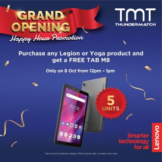 TMT Lenovo Pavilion Bukit Jalil FREE Lenovo Tab M8 Opening Promotion (8 October 2022)