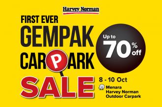 Harvey Norman GEMPAK Carpark Sale Up To 70% OFF (8 October 2022 - 10 October 2022)