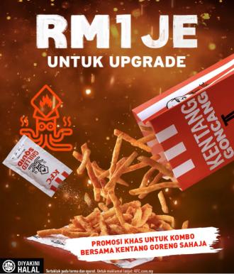 KFC Upgrade Fries to Kentang Goncang @ RM1 Promotion