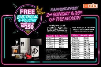 AEON BiG Electrical Appliances Promotion FREE e-Voucher (9 October 2022)