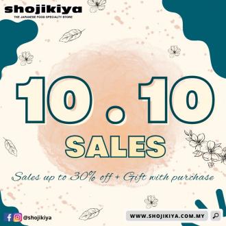 Shojikiya 10.10 Sales (10 Oct 2022 - 10 Oct 2022)
