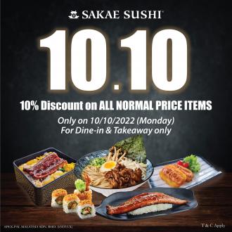 Sakae Sushi 10.10 Promotion (10 Oct 2022)