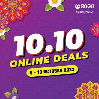 SOGO 10.10 Online Deals Promotion (8 October 2022 - 10 October 2022)