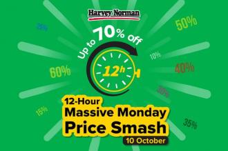 Harvey Norman Massive Monday Price Smash Promotion Up To 70% OFF (10 October 2022)