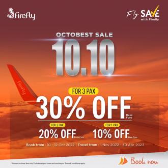 Firefly 10.10 Sale (10 October 2022 - 12 October 2022)