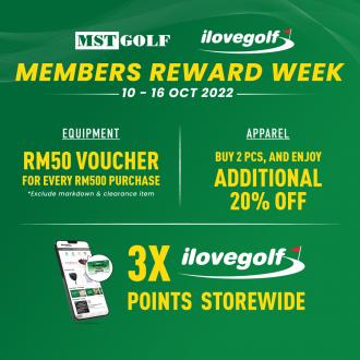 MST Golf Members Reward Week Promotion (10 October 2022 - 16 October 2022)