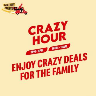 McDonald's McDelivery Crazy Hour Promotion