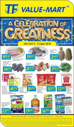 TF Value-Mart Promotion (2 August 2018 - 5 August 2018)