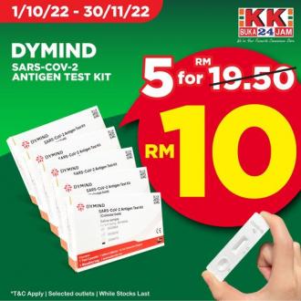 KK SUPER MART Dymind Antigen Test Kit 5 for RM10 Promotion (1 October 2022 - 30 November 2022)