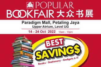 POPULAR Book Fair Sale at Paradigm Mall PJ (14 October 2022 - 24 October 2022)