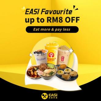 EASI Favourite Up To RM8 OFF Promotion (valid until 23 October 2022)