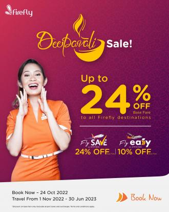 Firefly Deepavali Sale (valid until 24 October 2022)