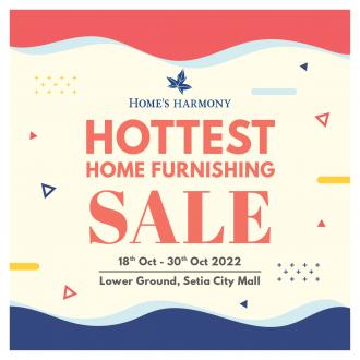 Home's Harmony Setia City Mall Hottest Home Furnishing Sale (18 October 2022 - 30 October 2022)