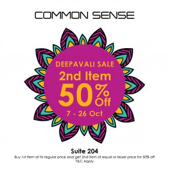 Common Sense Deepavali Sale at Johor Premium Outlets (7 October 2022 - 26 October 2022)