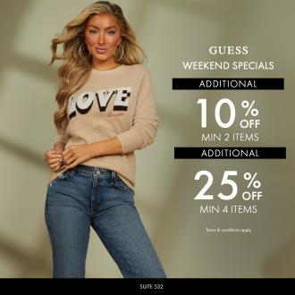 Guess Weekend Sale at Johor Premium Outlets (21 Oct 2022 - 24 Oct 2022)