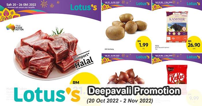 Lotus's Deepavali Promotion (20 Oct 2022 - 2 Nov 2022)
