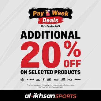 Al-Ikhsan Sports Pay Week Deals Promotion (20 Oct 2022 - 31 Oct 2022)
