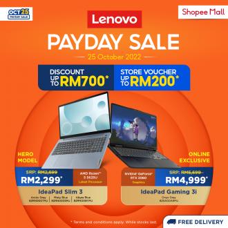 Lenovo Shopee Payday Sale (25 October 2022)