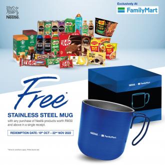 FamilyMart Nestle FREE Limited Edition Mug Promotion (19 Oct 2022 - 22 Nov 2022)