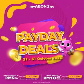 AEON myAEON2go Payday Deals Promotion (21 October 2022 - 31 October 2022)