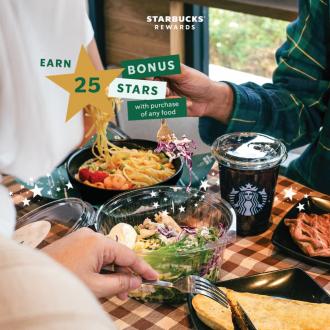 Starbucks Rewards Earn 25 Bonus Stars Promotion (22 October 2022 - 23 October 2022)