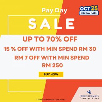 Home's Harmony PayDay Sale (25 Oct 2022)