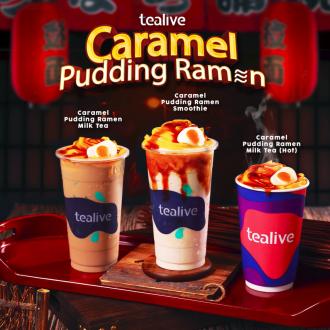 Tealive Caramel Pudding Ramen