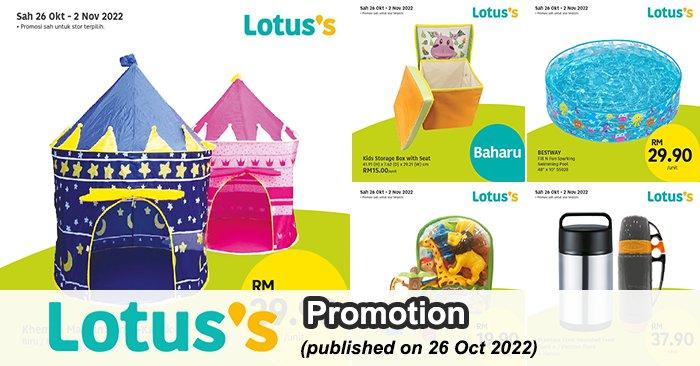 Lotus's Berjimat Dengan Kami Promotion published on 26 October 2022