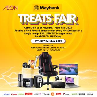 AEON Maybank Treats Fair Promotion at Mid Valley Exhibition Centre (27 October 2022 - 30 October 2022)