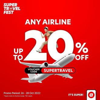 Airasia Super App Super Travel Fest Promotion (26 October 2022 - 28 October 2022)