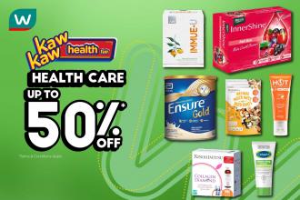Watsons Health Care Sale Up To 50% OFF (27 October 2022 - 31 October 2022)
