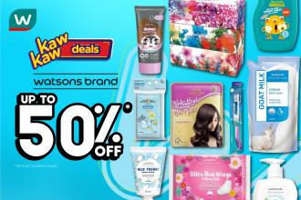Watsons Brand Products Sale Up To 50% OFF (27 October 2022 - 31 October 2022)